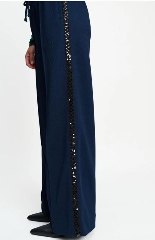 Pom Amsterdam Pants Leah Eternal Blue  (SP9814-650) - Caramel (Sint-Job-in-’t-Goor)