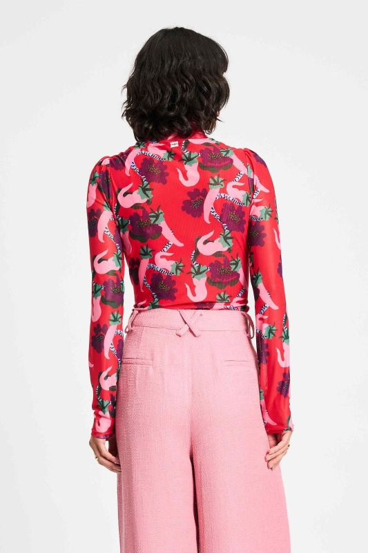 POM Amsterdam Turtleneck Picnic Delight  (SP9278-400 RED) - Caramel (Sint-Job-in-’t-Goor)