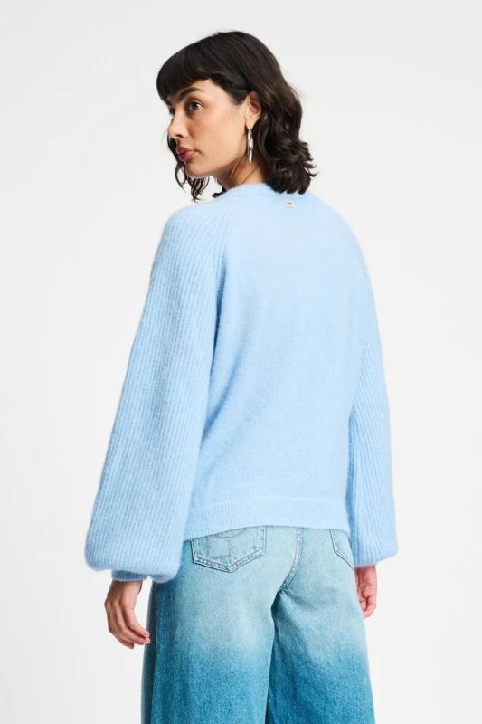 POM Amsterdam Pullover Sky Blue  (SP9314) - Caramel (Sint-Job-in-’t-Goor)