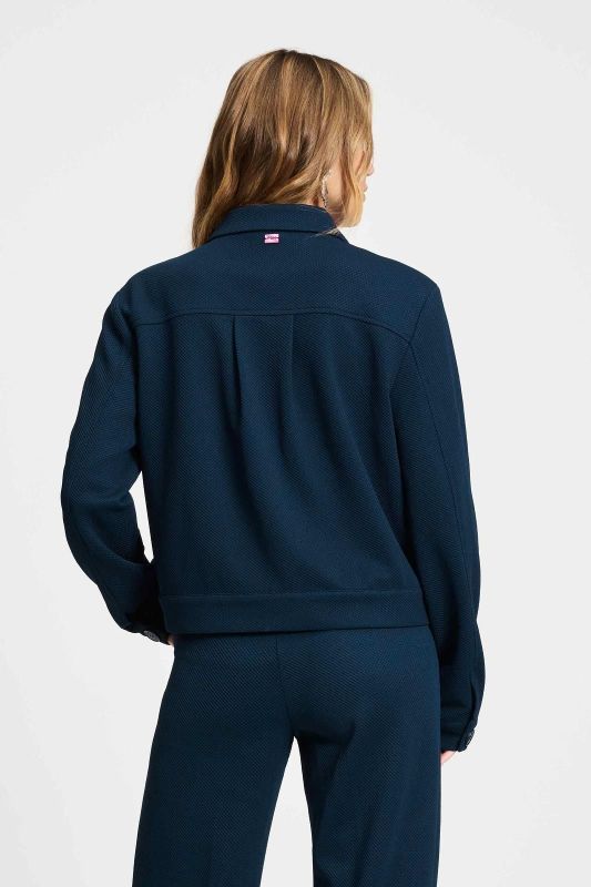 POM Amsterdam Jacket Iris Eternal Blue  (SP9393) - Caramel (Sint-Job-in-’t-Goor)