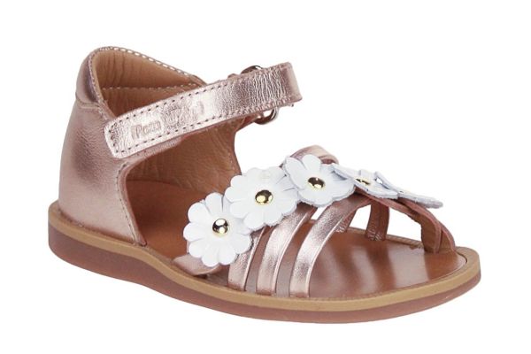 Pom d'Api Poppy Multi Flo Sandaal Metallic Roze  (POPPY MUTLI FLO) - Caramel (Sint-Job-in-’t-Goor)