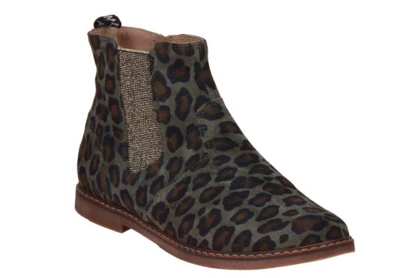 Pom d'Api City Jodzip Leopard Kaki  (CITY-JODZIP) - Caramel (Sint-Job-in-’t-Goor)