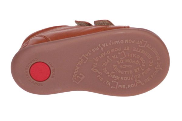 Pom d'Api Flex-Up Easy Camel Velcroschoen  (FLEX-UP) - Caramel (Sint-Job-in-’t-Goor)