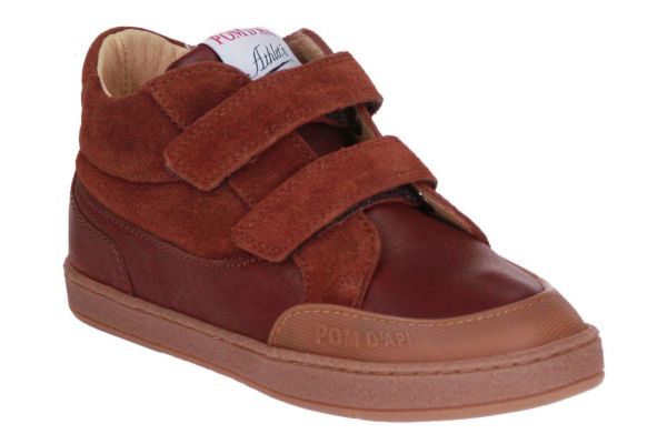 Pom d'Api Mousse Backy Velcroschoen Bruin  (MOUSSE BACKY) - Caramel (Sint-Job-in-’t-Goor)