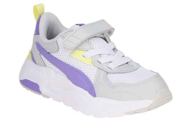 Puma Trinity Lite AC+PS White/Lavender Alert-Gray  (391480-18) - Caramel (Sint-Job-in-’t-Goor)