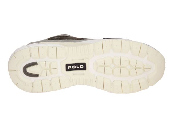 Ralph Lauren Trackstr Tonal Grey Sneaker  (809974012003) - Caramel (Sint-Job-in-’t-Goor)