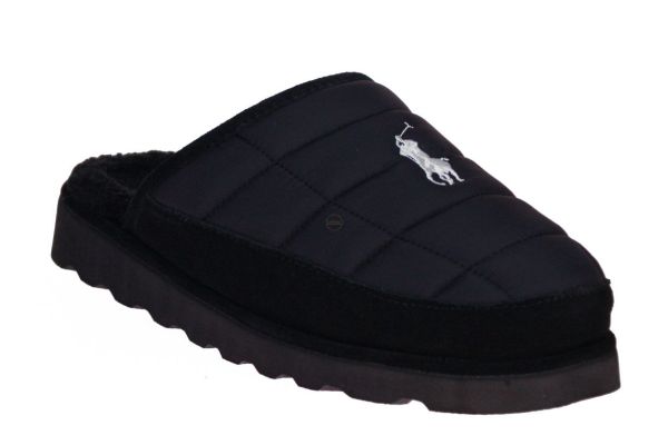 Ralph Lauren Polo Reade Scuff II Pantoffel Zwart  (843981610001) - Caramel (Sint-Job-in-’t-Goor)