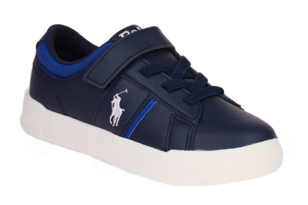 Ralph Lauren Polo Frazier PS Sneaker Blauw  (RL03420410) - Caramel (Sint-Job-in-’t-Goor)