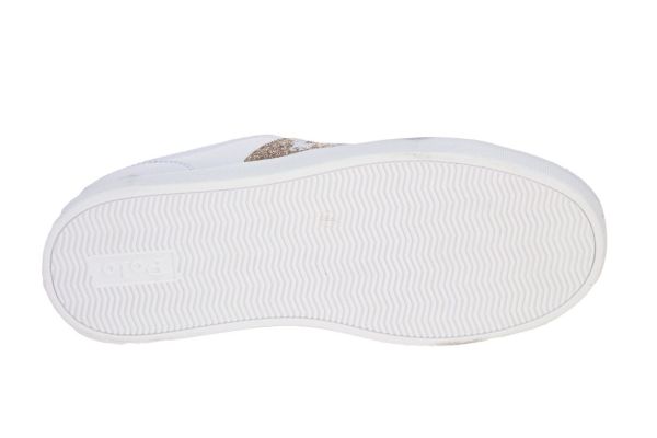 Ralph Lauren Frazier Sneaker Wit-Goud  (RL03479102) - Caramel (Sint-Job-in-’t-Goor)