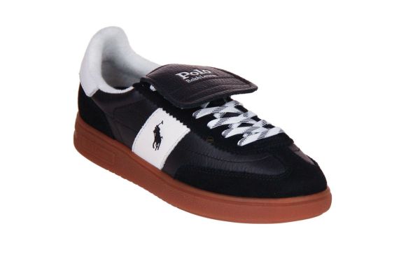 Ralph Lauren Bedford Sneaker Zwart/Wit  (809P15675001) - Caramel (Sint-Job-in-’t-Goor)