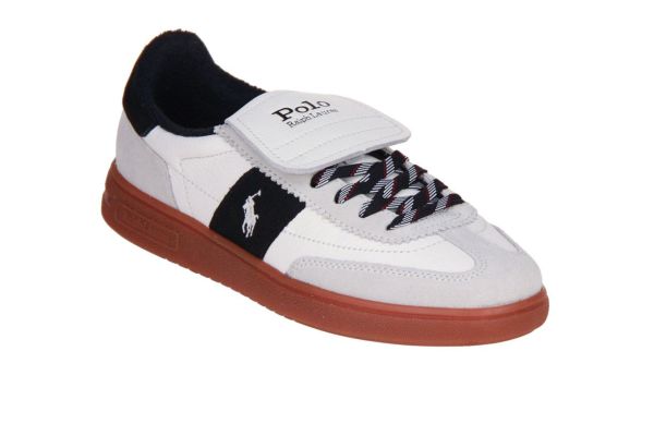 Ralph Lauren Bedford Sneaker Wit/Grijs/Zwart  (809P15675002) - Caramel (Sint-Job-in-’t-Goor)
