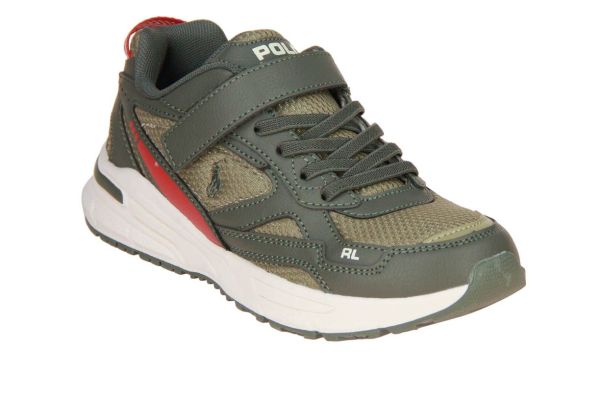 Ralph Lauren Trackster 275 PS Kaki Sneaker  (RL05872320) - Caramel (Sint-Job-in-’t-Goor)