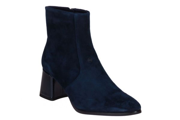 Regarde Le Ciel Millie Blauwe Korte Laars  (MILLIE-01 NAVY) - Caramel (Sint-Job-in-’t-Goor)