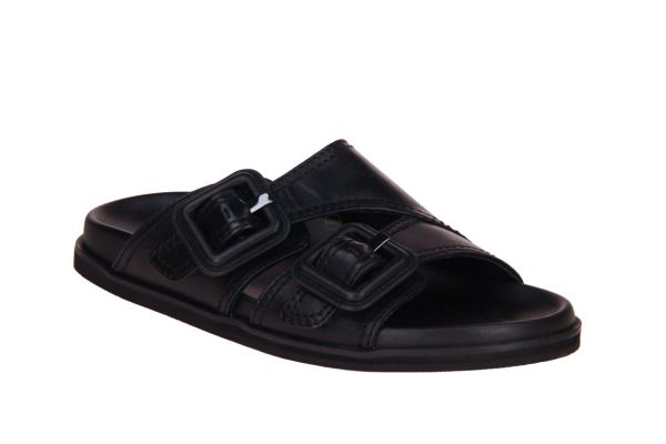 Regarde Le Ciel Malva Slipper Zwart  (MALVA-01) - Caramel (Sint-Job-in-’t-Goor)