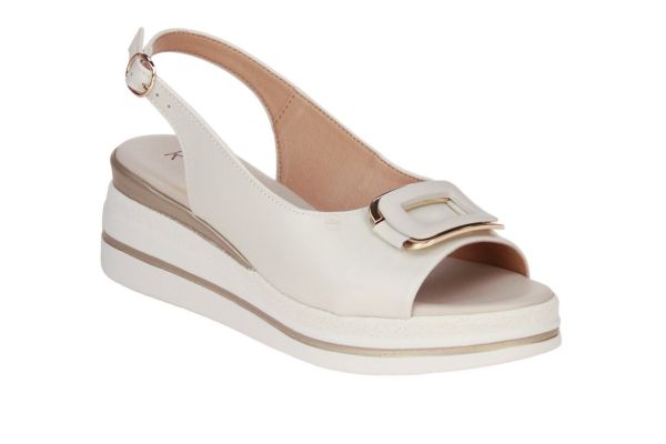 Repo Sandaal Offwhite  (18208-E6 Avorio) - Caramel (Sint-Job-in-’t-Goor)