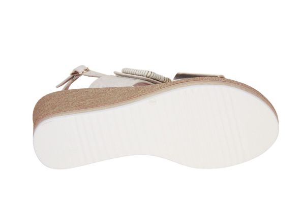 Repo Goud-Beige Sandaal  (53289-E6 Platino) - Caramel (Sint-Job-in-’t-Goor)