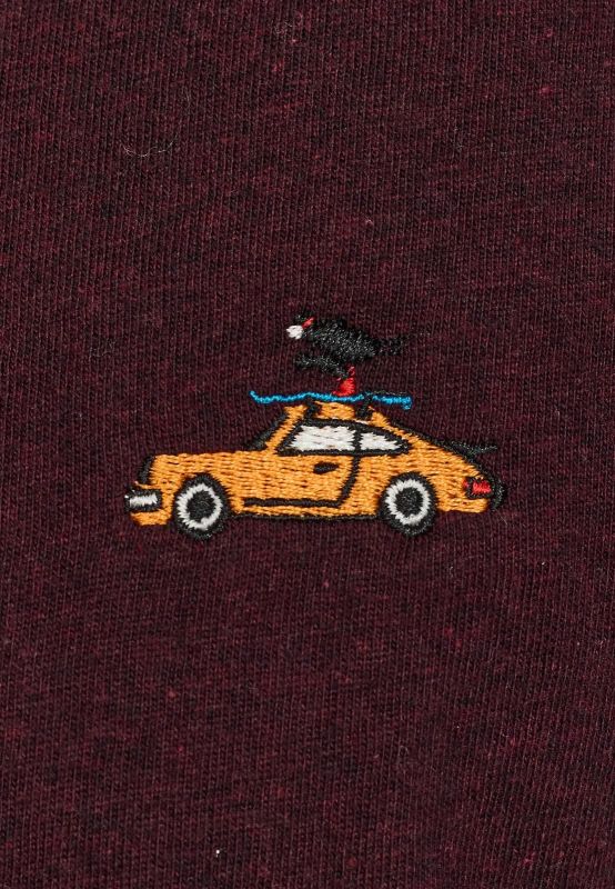 Revolution T-shirt Ski Burgundy  (1461 ski burgundy) - Caramel (Sint-Job-in-’t-Goor)