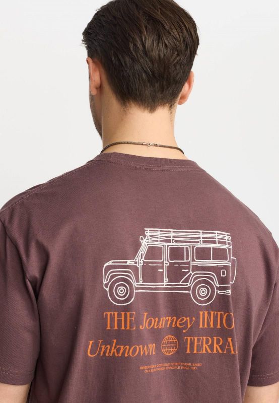 Revolution T-Shirt Ter Dustpurple  (1464 TER Dustpurple) - Caramel (Sint-Job-in-’t-Goor)