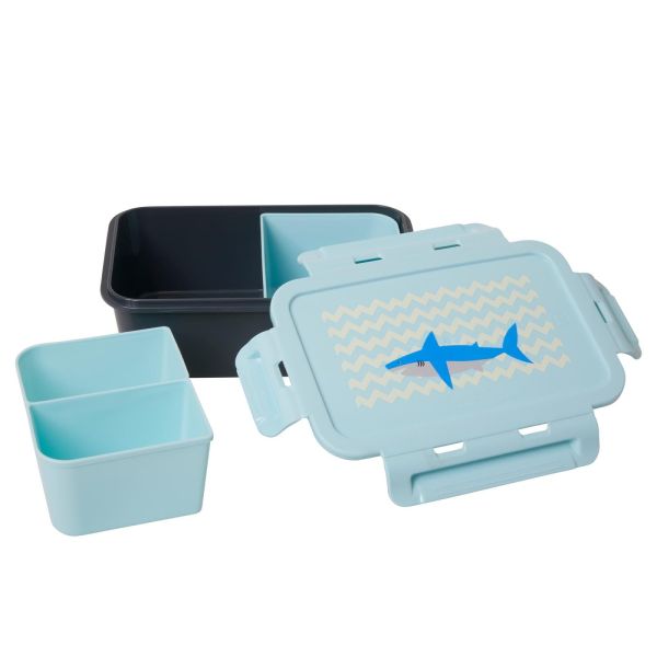 Rice Plastic Lunch Box Shark  (BXLUN-SHA) - Caramel (Sint-Job-in-’t-Goor)