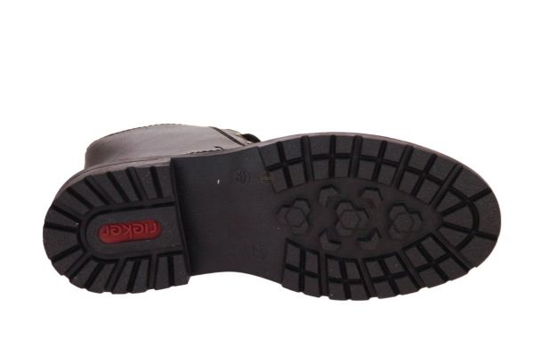 Rieker Veterboot Zwart  (Z2841-00) - Caramel (Sint-Job-in-’t-Goor)
