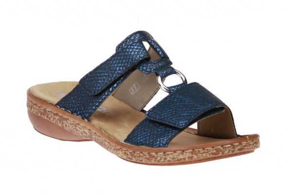 Rieker Slipper Blauw  (628P9-14) - Caramel (Sint-Job-in-’t-Goor)