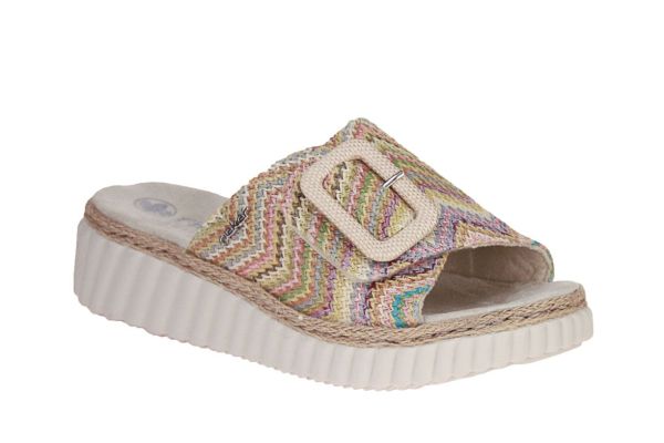 Rieker Slipper Multi  (69253-91) - Caramel (Sint-Job-in-’t-Goor)