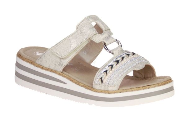 Rieker Beige Slipper  (V02M6-60) - Caramel (Sint-Job-in-’t-Goor)