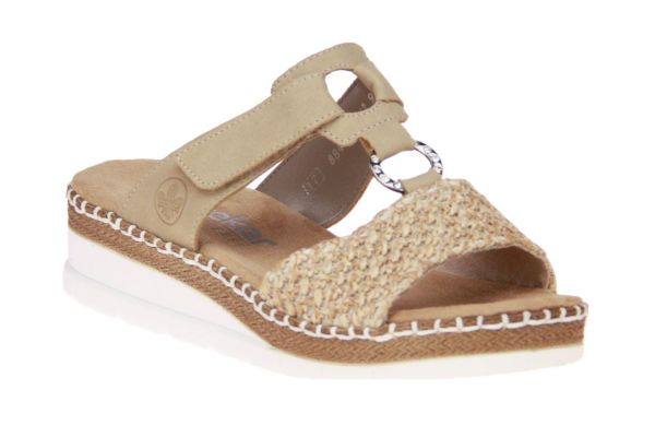 Rieker Slipper Beige  (V1243-60) - Caramel (Sint-Job-in-’t-Goor)