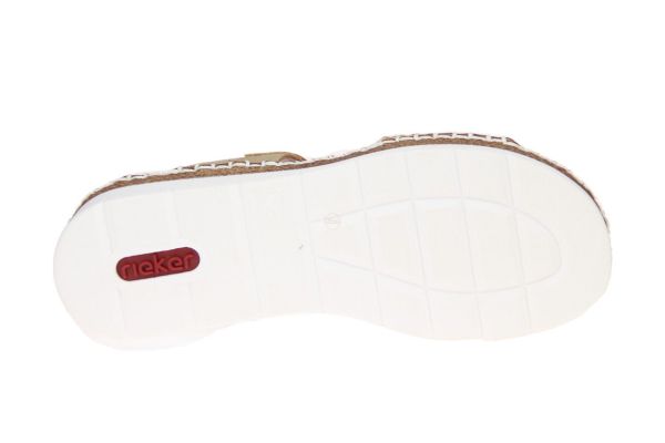 Rieker Slipper Beige  (V1243-60) - Caramel (Sint-Job-in-’t-Goor)
