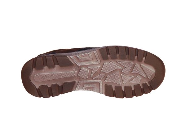Rieker Gore-tex Sneakers - Donkerbruin  (B9303-25) - Caramel (Sint-Job-in-’t-Goor)