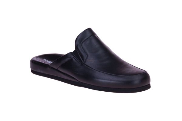 Rohde Zwarte Pantoffel Parketzool  (6607-90) - Caramel (Sint-Job-in-’t-Goor)