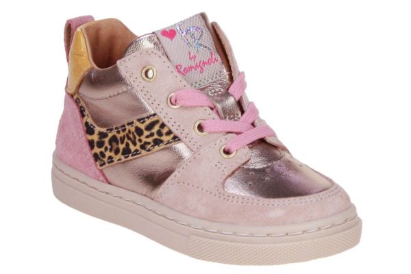 Romagnoli Metallic Roze Sneaker  (7138F-087) - Caramel (Sint-Job-in-’t-Goor)