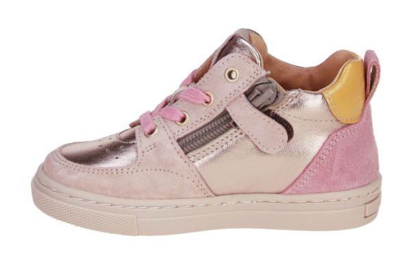 Romagnoli Metallic Roze Sneaker  (7138F-087) - Caramel (Sint-Job-in-’t-Goor)