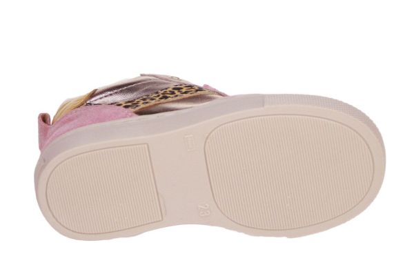 Romagnoli Metallic Roze Sneaker  (7138F-087) - Caramel (Sint-Job-in-’t-Goor)