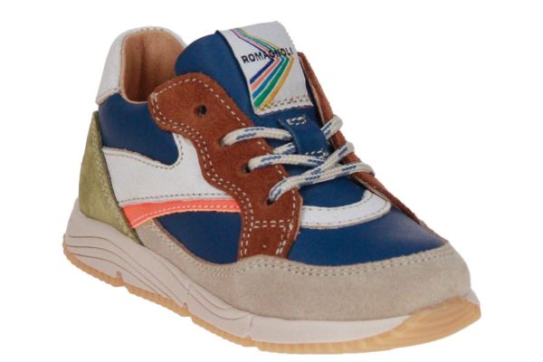 Romagnoli Sneaker Blauw  (7175R-086) - Caramel (Sint-Job-in-’t-Goor)