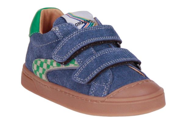 Romagnoli Velcroschoen Blauw  (7180R-002) - Caramel (Sint-Job-in-’t-Goor)