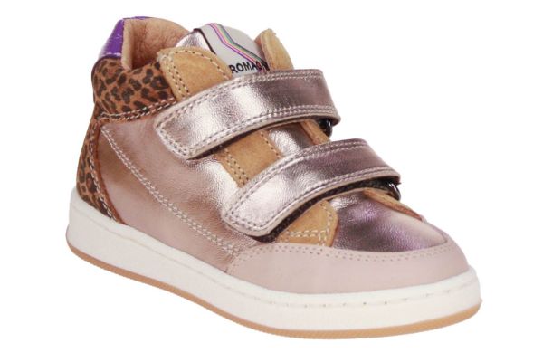 Romagnoli Velcroschoen Roze  (7196R-087) - Caramel (Sint-Job-in-’t-Goor)