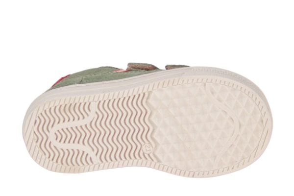 Romagnoli Velcroschoen Groen-Oranje  (8223-F084) - Caramel (Sint-Job-in-’t-Goor)