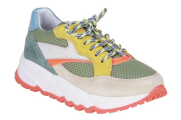 Romagnoli Sneaker Groen  (8638-R084) - Caramel (Sint-Job-in-’t-Goor)