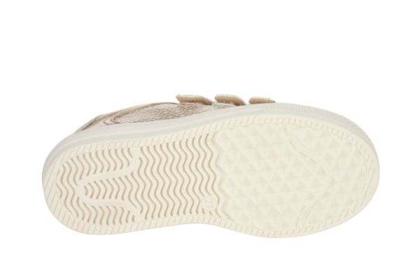 FR Beige-Gouden Velcroschoen  (8651-F024) - Caramel (Sint-Job-in-’t-Goor)