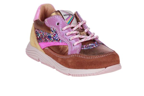 Romagnoli Sneaker Brons-Bruin  (9099-R238) - Caramel (Sint-Job-in-’t-Goor)