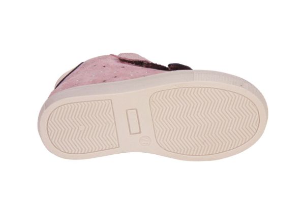 Romagnoli Velcroschoen Roze-Glitter  (9523-F166) - Caramel (Sint-Job-in-’t-Goor)