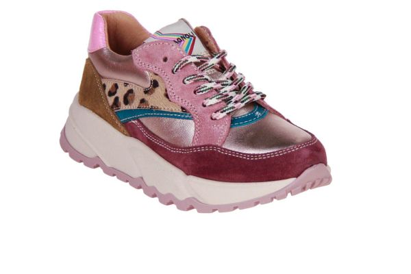 Romagnoli Sneaker Roze-Bordo  (9552-R087) - Caramel (Sint-Job-in-’t-Goor)