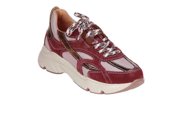 Romagnoli Sneaker Bordeaux-Roze  (9805-R047) - Caramel (Sint-Job-in-’t-Goor)