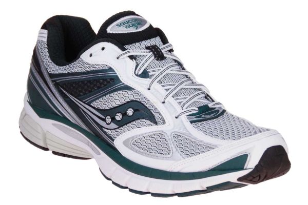 Saucony Progrid Guide 7 White/Pine Sneaker  (S70936-8) - Caramel (Sint-Job-in-’t-Goor)