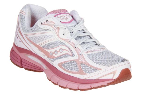 Saucony Progrid Guide 7 White/Peach  (S70936-30) - Caramel (Sint-Job-in-’t-Goor)