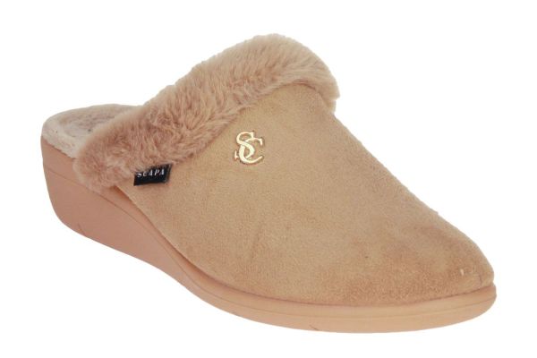 Scapa Altymar Pantoffel Taupe-Camel  (21/48007303A-523) - Caramel (Sint-Job-in-’t-Goor)