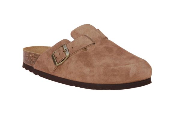 Scholl Fae Taupe Gesloten Slipper  (F32198-1062) - Caramel (Sint-Job-in-’t-Goor)