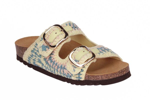 Scholl Noelle Light Yellow/Petrol  (F32248 LT YELLOW) - Caramel (Sint-Job-in-’t-Goor)