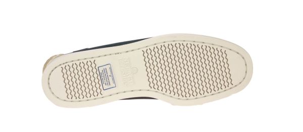 Sebago Dockside Portland Spinnaker Nubuck Blue Navy Offwhite   (7001SE0-N22) - Caramel (Sint-Job-in-’t-Goor)